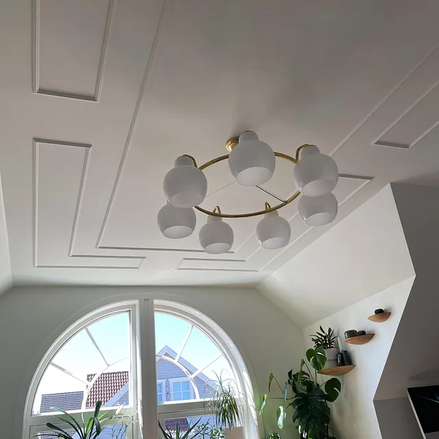 Prosjektbilde: Renovert loftstue med nytt vindu