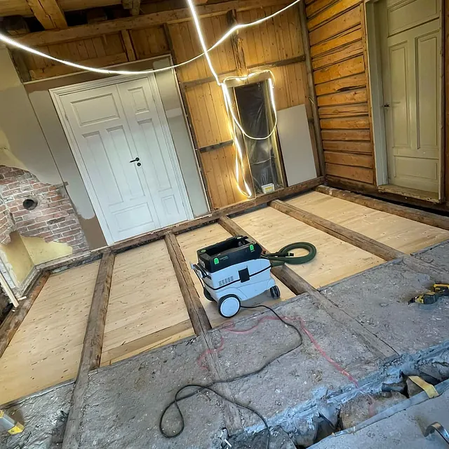 Prosjektbilde: Innbygging glassveranda