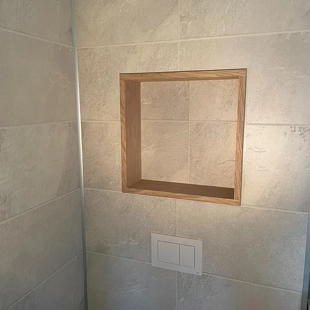 Prosjektbilde: Totalrenovert bad på Gjøvik