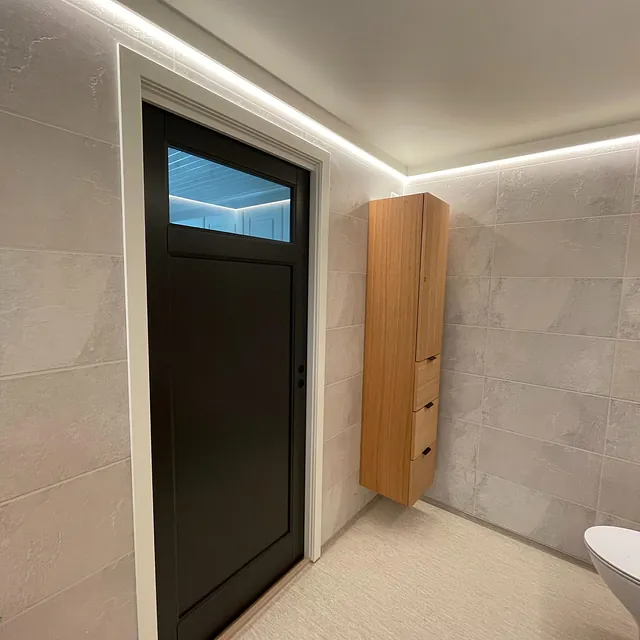 Prosjektbilde: Totalrenovert bad på Gjøvik