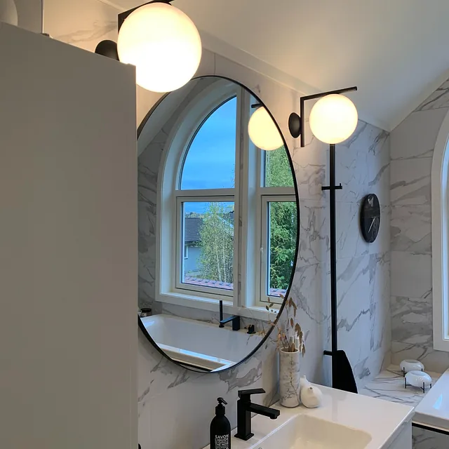 Prosjektbilde: Nytt bad i loftsetasje med oppløft