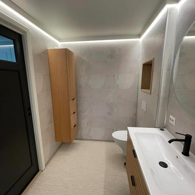 Lyst og moderne baderom