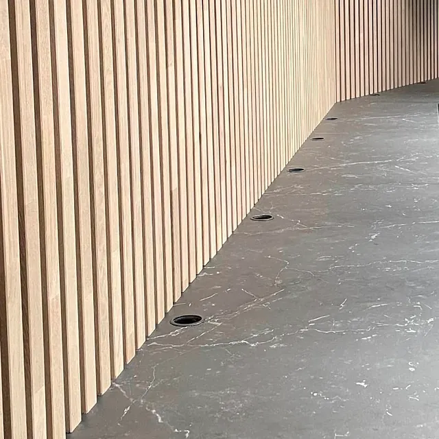 Ny vegg på resepsjon