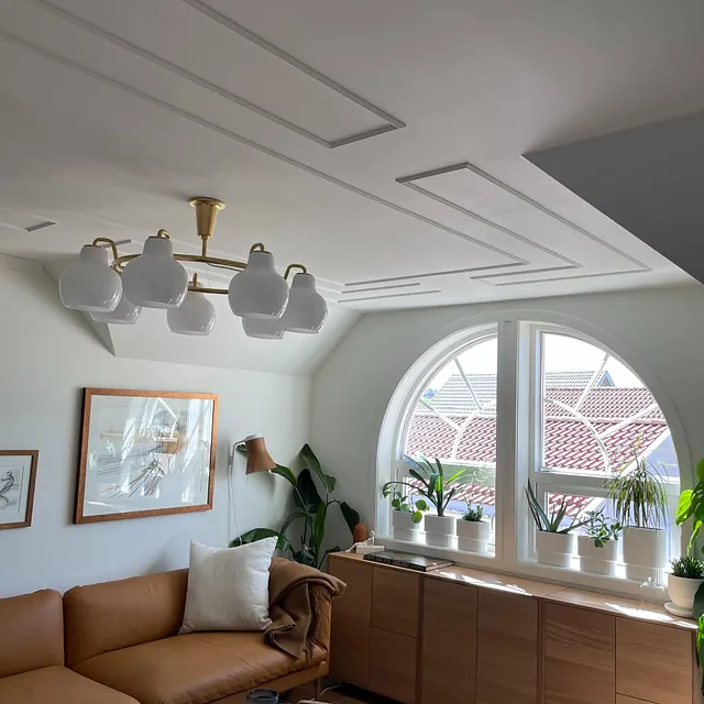 Prosjektbilde: Renovert loftstue med nytt vindu