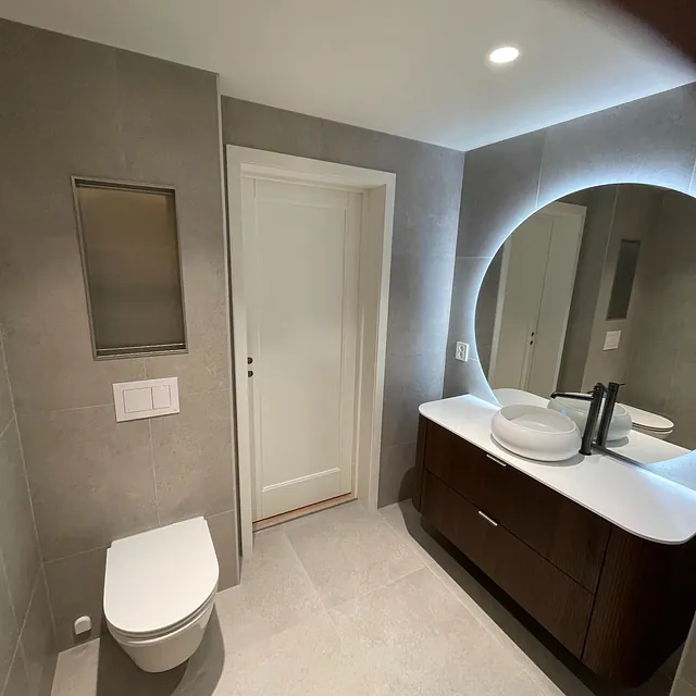 Prosjekbilde: Totalrenovering av bad på Biri